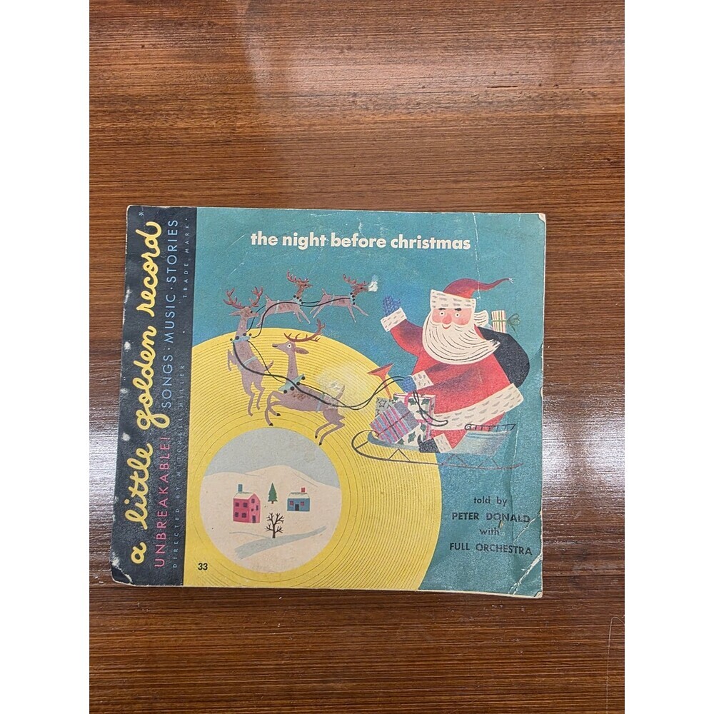 Peter Donald – The Night Before Christmas 1949 Little Golden Records